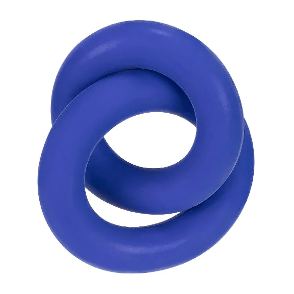 DUO Linked Cock/Ball Rings by Hunkyjunk Cobalt — image 10 of 10