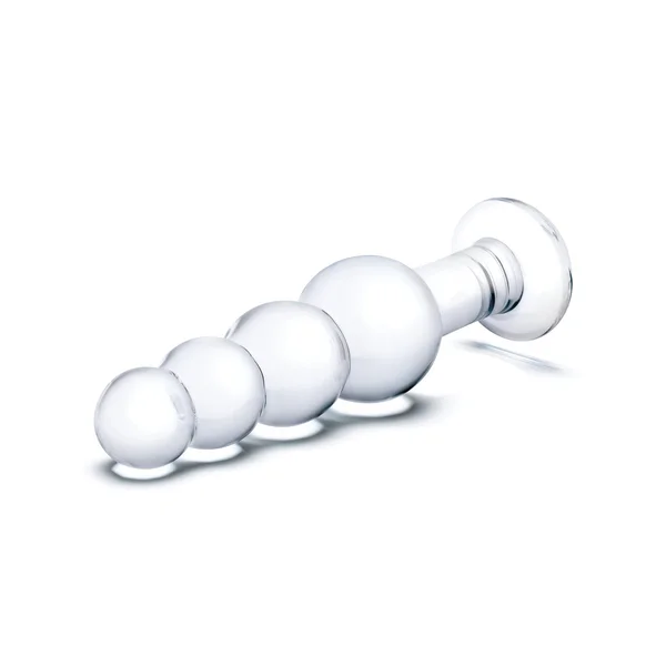 Glas 7.25" Glass Beaded Butt Plug — image 6 of 8