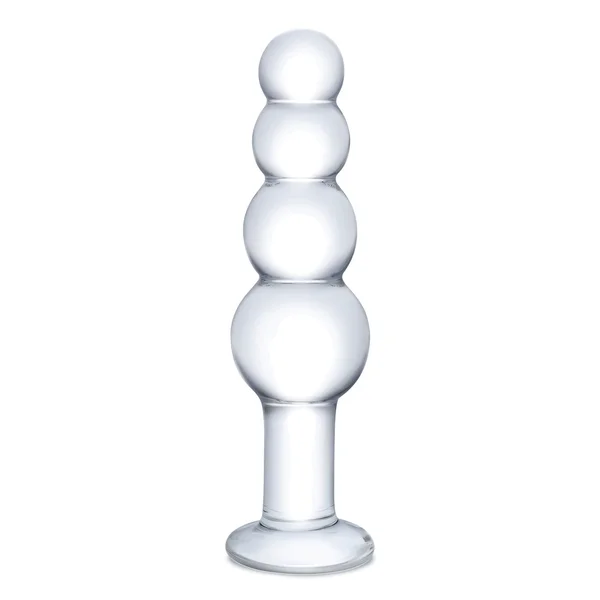 Glas 7.25" Glass Beaded Butt Plug — image 5 of 8