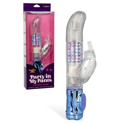 California Exotic Naughty Bits Party In My Pants 5 Jack Rabbit Vibrator