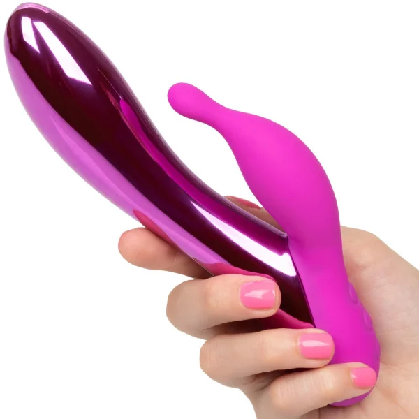 CalExotics DazzLED Radiance Dual-Stimulating Vibe with Pulsing LED Lights — image 6 of 19