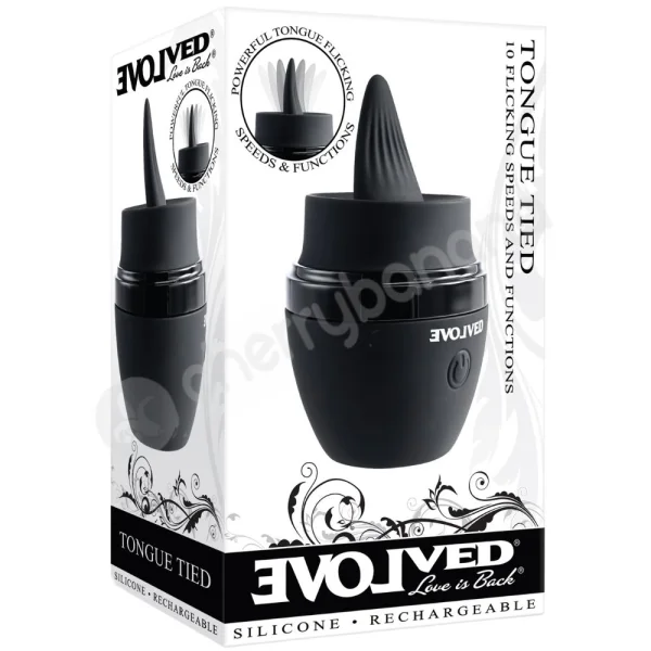 Evolved Tongue Tied Powerful Flicking Action Massager