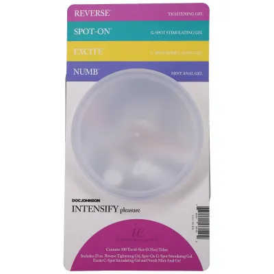 Intimate Enhancements Intensify Pleasure Fishbowl Display 100 Pieces 0 35 Oz Tubes