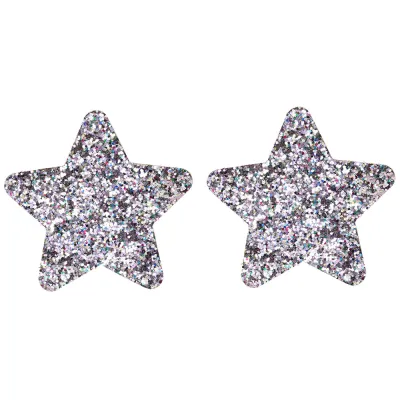 Pride and Rainbow Glitter Stars Nipple Pasties