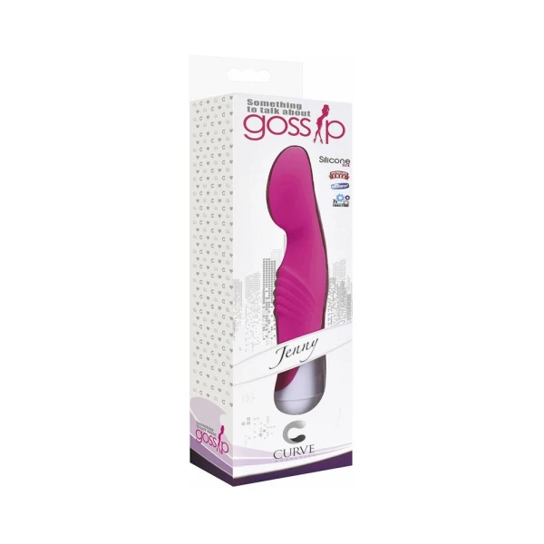 Jenny 7 Function Waterproof Silicone Vibrator - Pink