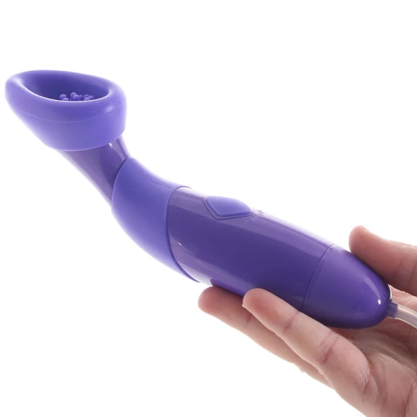Waterproof Silicone Clitoral Pump - Purple