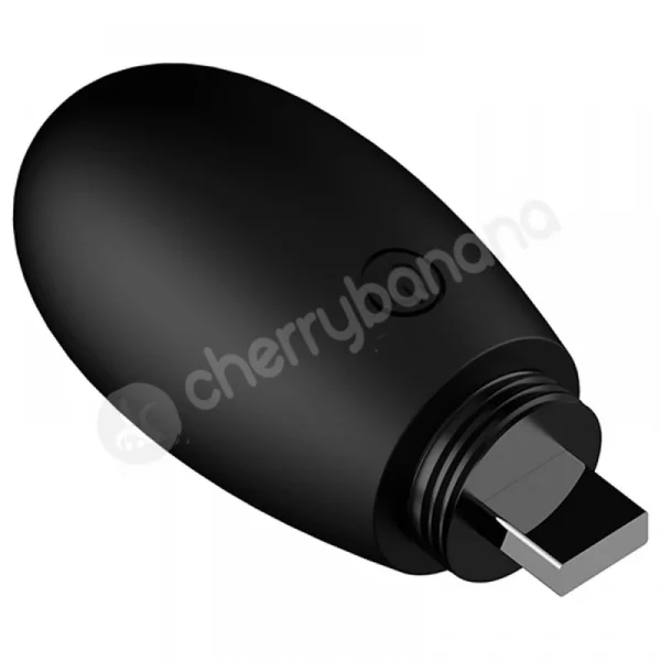 Evolved Egg-citment Vibrating Black Egg With 3 Sleeves & Wireless Remote