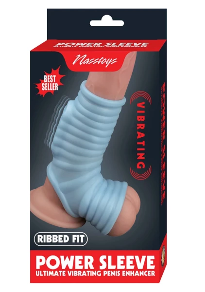Vibrating Ribbed Sleeve