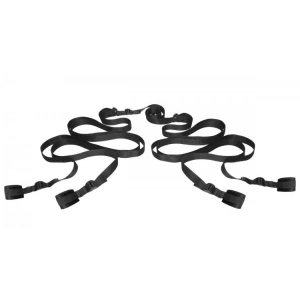 Hold Me Bedroom Restraint System Black Standard Bed