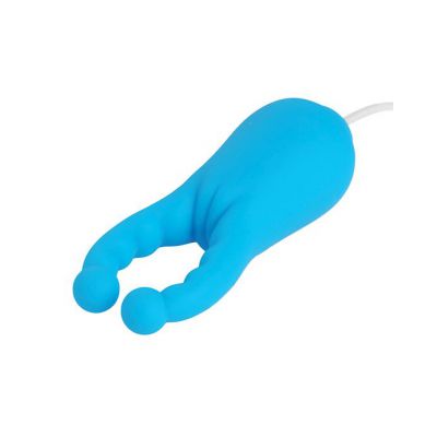 Versi 10x Mode Vibrating Silicone Massager Blue