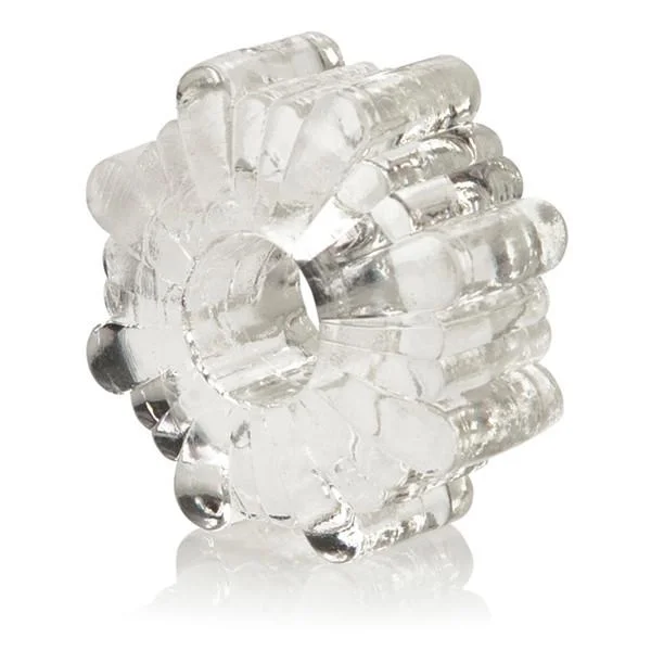 Basic Essentials Set of 4 Rings Clear