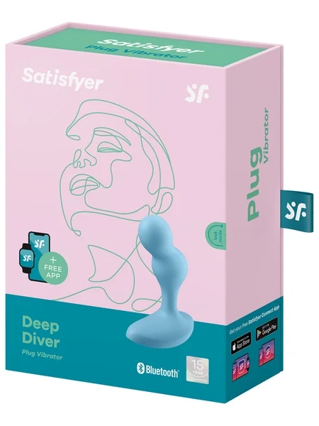 Satisfyer Deep Diver Connect App Anal Vibrator Stimulator