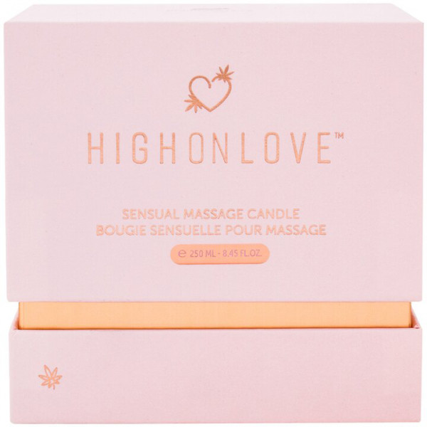 HighOnLove Cannabis Sensual Massage Candle – 250ml