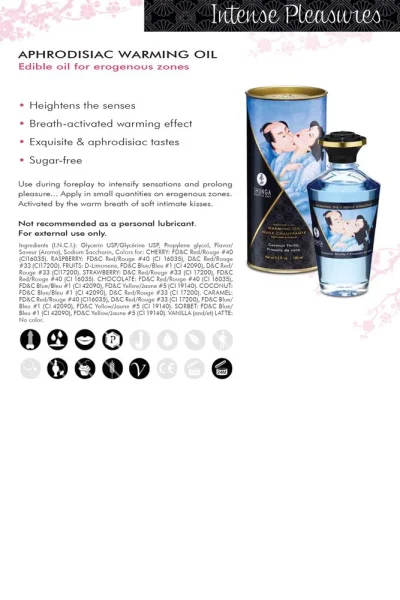 Aphrodisiac Warming Oil 3.5oz/100ml