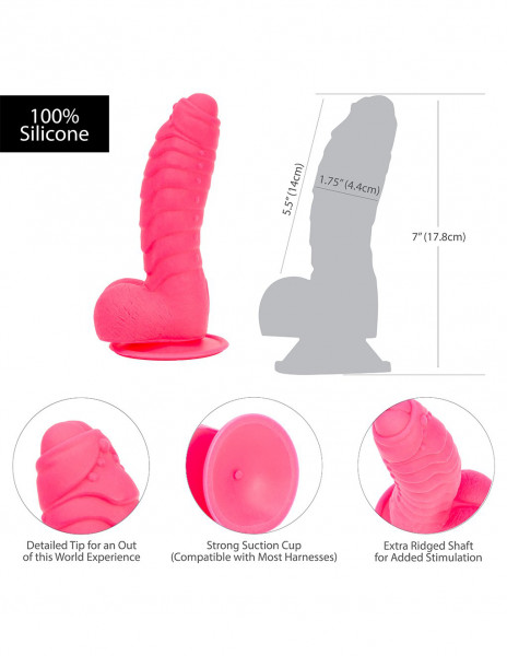 Addiction Tom 7" Ribbed Dildo