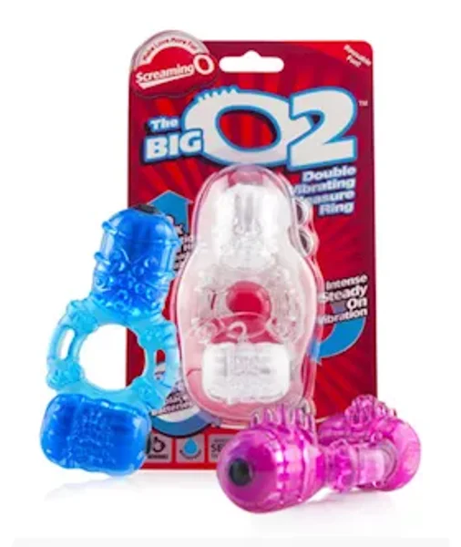 Big O 2 Double Vibrating Ring By Screaming O - One Size — image 6 of 6