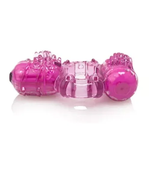 Big O 2 Double Vibrating Ring By Screaming O - One Size — image 5 of 6