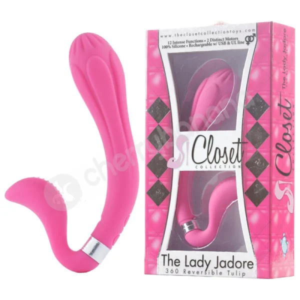 The Lady Jadore 360 Reversible Tulip Pink Vibrator
