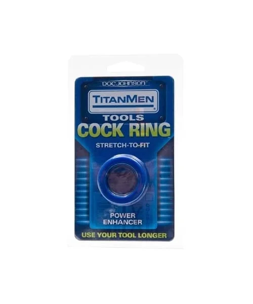 Titanmen Cock Ring-Blue