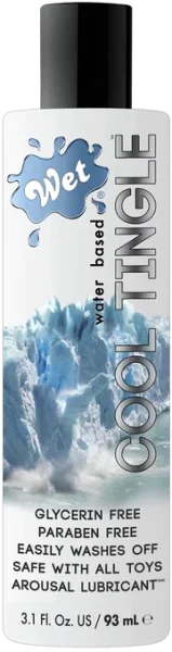 Wet Cool Tingle Arousal Water-Based Lube | 3.1oz