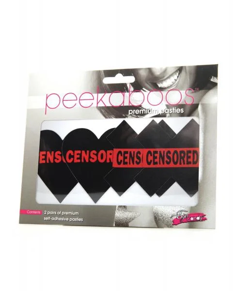 Peekaboos Censored Hearts & X - Pack Of 2 — image 2 of 2