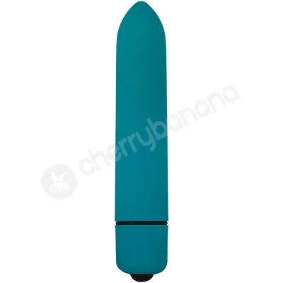 Adam Eve Vibrating Bumpy Bead Green Silicone Anal Beads Set With Bullet Vibe