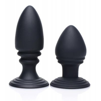Duplex Silicone Anal Plug Set