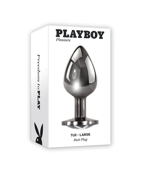 Playboy Pleasure Tux Aluminum Alloy Anal Plug - Large