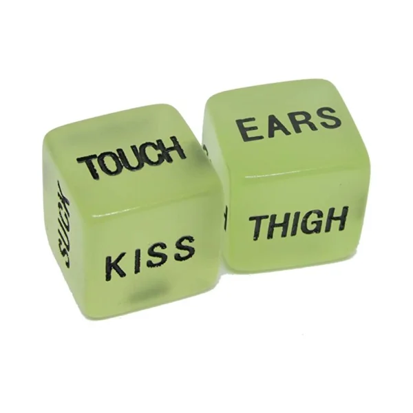 Glow In The Dark Erotic Dice Spanish Version