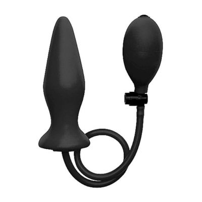 Inflatable Silicone Plug Black