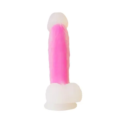 Nood Colours 7 Inch Realskin Dildo Pink 7 Inch
