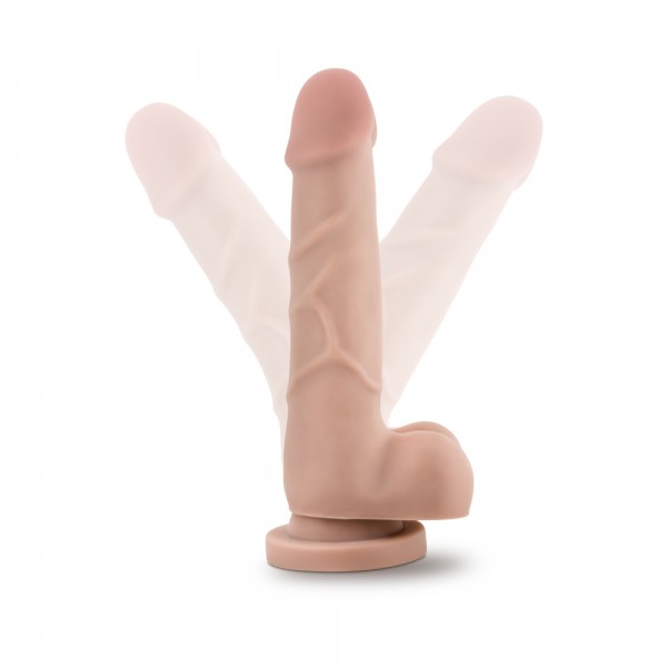Basic 7 Realistic Dildo Suction Cup Beige
