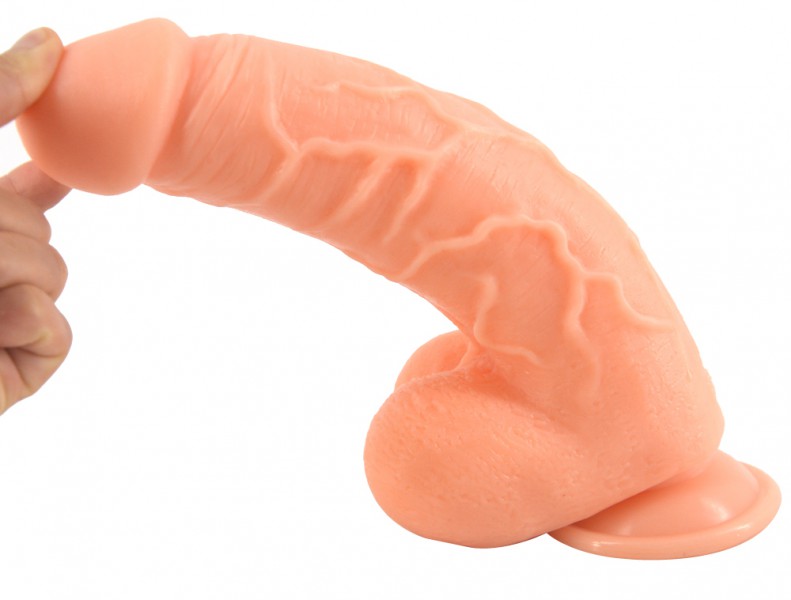 10'' Ribbed Thick Cock
