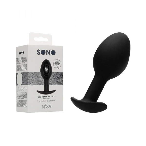 Sono No. 89 - Self Penetrating Butt Plug - Black