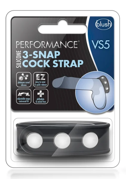 Performance VS5 Silicone 3-Snap Cock Strap