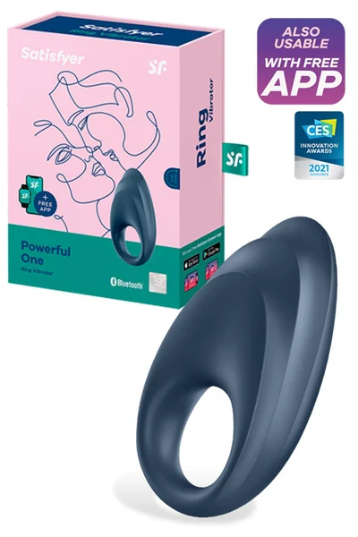 Satisfyer Powerful One Vibrating Cock Ring — image 4 of 6