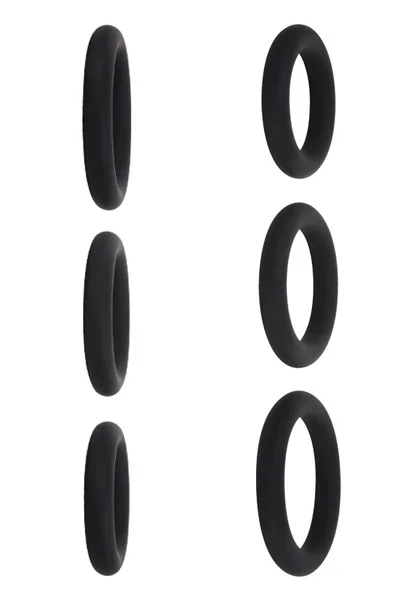 Adam and Eve Silicone Cock Ring Stamina Set (3 Pce) — image 9 of 19