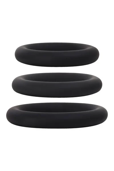 Adam and Eve Silicone Cock Ring Stamina Set (3 Pce) — image 11 of 19