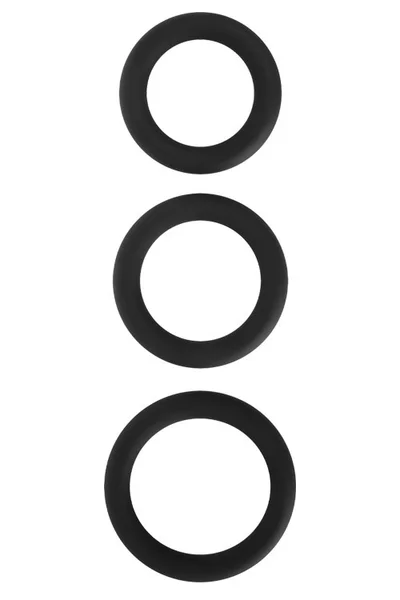 Adam and Eve Silicone Cock Ring Stamina Set (3 Pce) — image 12 of 19
