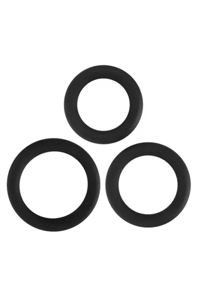 Adam and Eve Silicone Cock Ring Stamina Set (3 Pce) — image 8 of 19