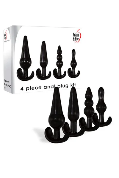 Adam and Eve Textured Anal Plug Kit (4 Pce) — image 6 of 25