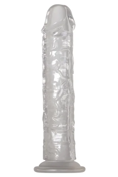 Adam and Eve 8.5" Crystal Clear Dong with Suction Cup Base — image 5 of 9