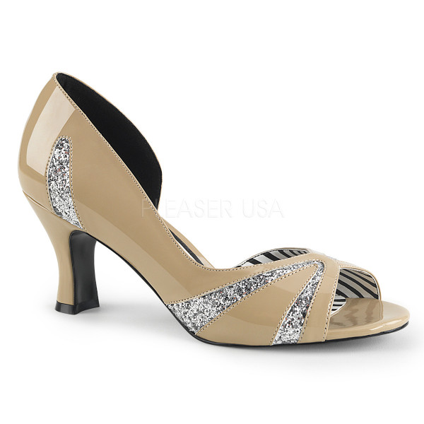 3 inches Heel Peep Toe D\'Orsay Pump — image 5 of 12