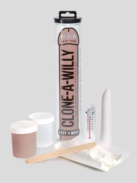 Clone-A-Willy Vibrator Molding Kit Medium Skin Tone