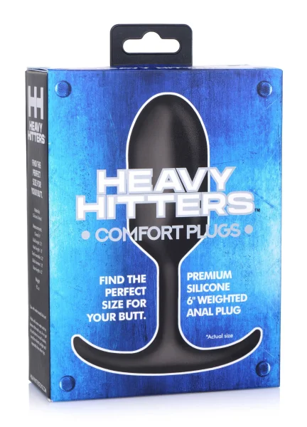 Premium Silicone Weighted Anal Plug - Large — image 4 of 12