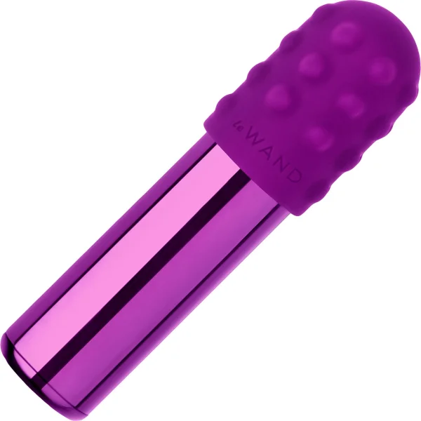 Le Wand Chrome Bullet Vibrator - Dark Cherry