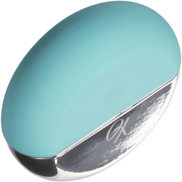 Ovation Applause Rechargeable Silicone Waterproof Clitoral Vibrator By CalExotics - Blue