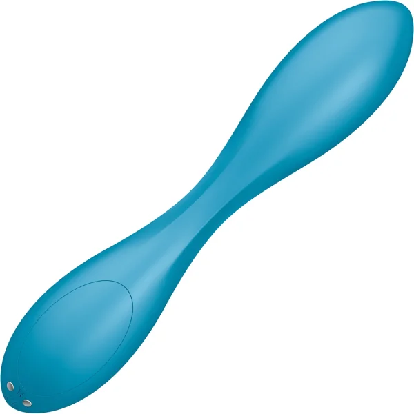 Satisfyer G-Spot Flex 1 Silicone Rechargeable Waterproof 12-Function G-Spot Vibrator - Petrol