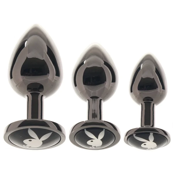 Playboy Pleasure - Pleasure 3 Ways Aluminum Alloy 3 Piece Anal Training Kit