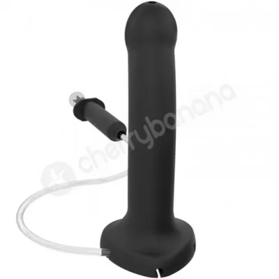 Strap On Me Semi Realistic Black Squirting Cum Dildo